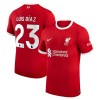 Virallinen Fanipaita Liverpool 2023-24 Luis Diaz 23 Kotipelipaita - Miesten